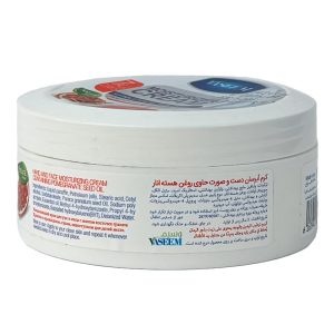 کرم آبرسان دست و صورت حاوی روغن هسته انار 150 میل وسیم Vaseem