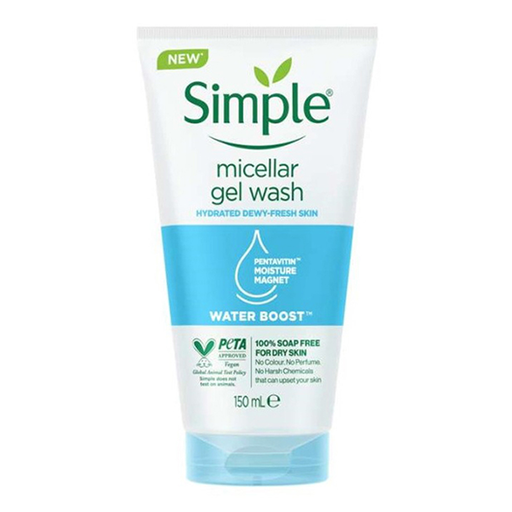 ژل شستشو صورت مناسب خشک، حساس سیمپل Simple